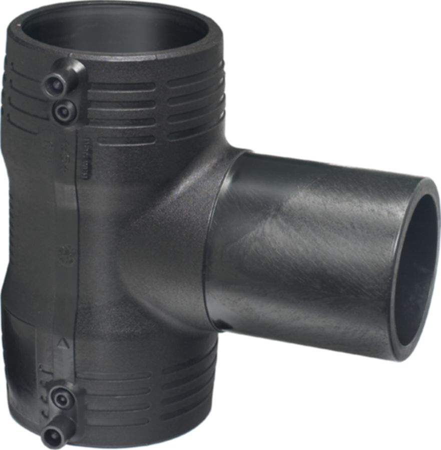 T-Stück 90° egal PE 100 S-5 SDR 11 - 5 bar Gas / 16 bar Wasser