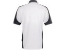 Poloshirt Contrast Perf. 6XL weiss/anth. - 50% Baumwolle, 50% Polyester, 200 g/m²