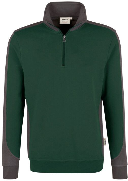 Zip Poloshirt-Contrast Performance
