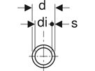 Mapress Therm Edelstahlrohr 76.1 mm - 1.4520 in Stangen à 6 Meter