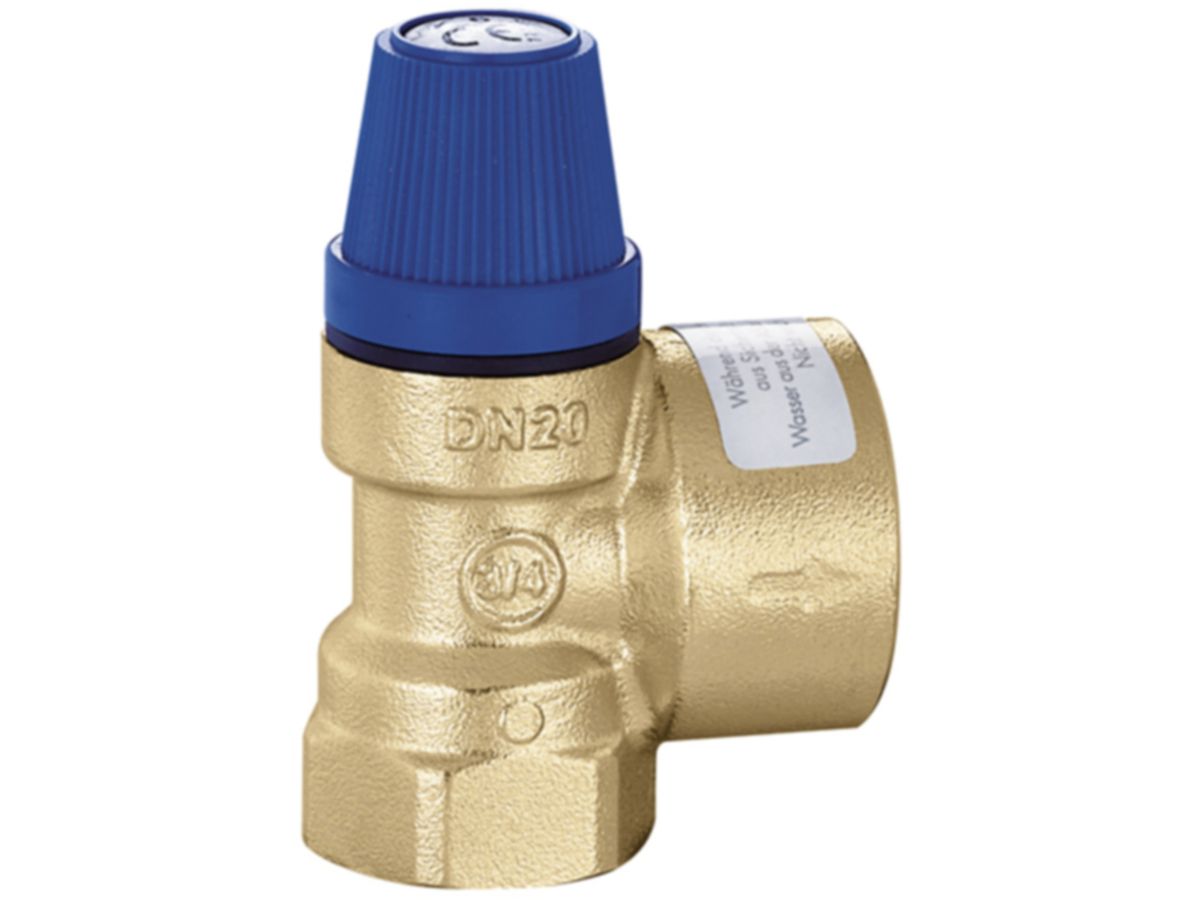 Sicherheitsventil Caleffi - Typ 5320, 530, 5321, 302 IG-IG Anschluss