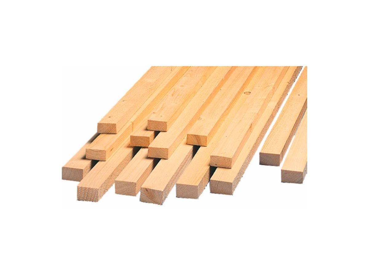 Holz Latte / Dachlatte 24/48 mm - Länge: 500 cm, Fichte roh