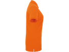 Damen-Poloshirt Classic Gr. XS, orange - 100% Baumwolle