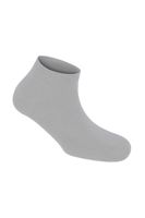 Sneaker-Socken Premium,Gr.M,grau meliert - Mix aus Bio-Baumwolle, Polyamid, LYCRA