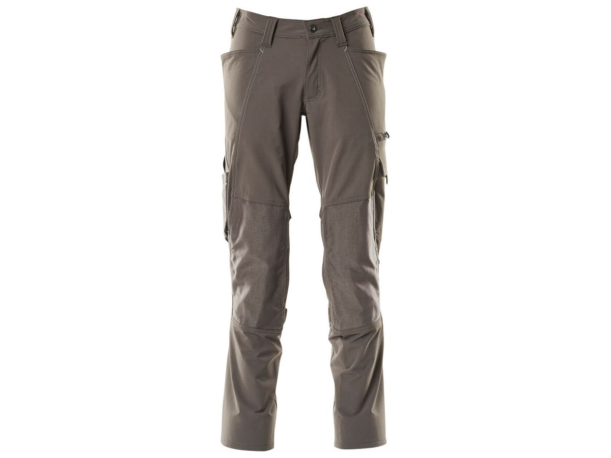 Hose mit Knietaschen, Stretch, Gr. 90C49 - dunkelanthrazit, 88% PES / 12% EOL