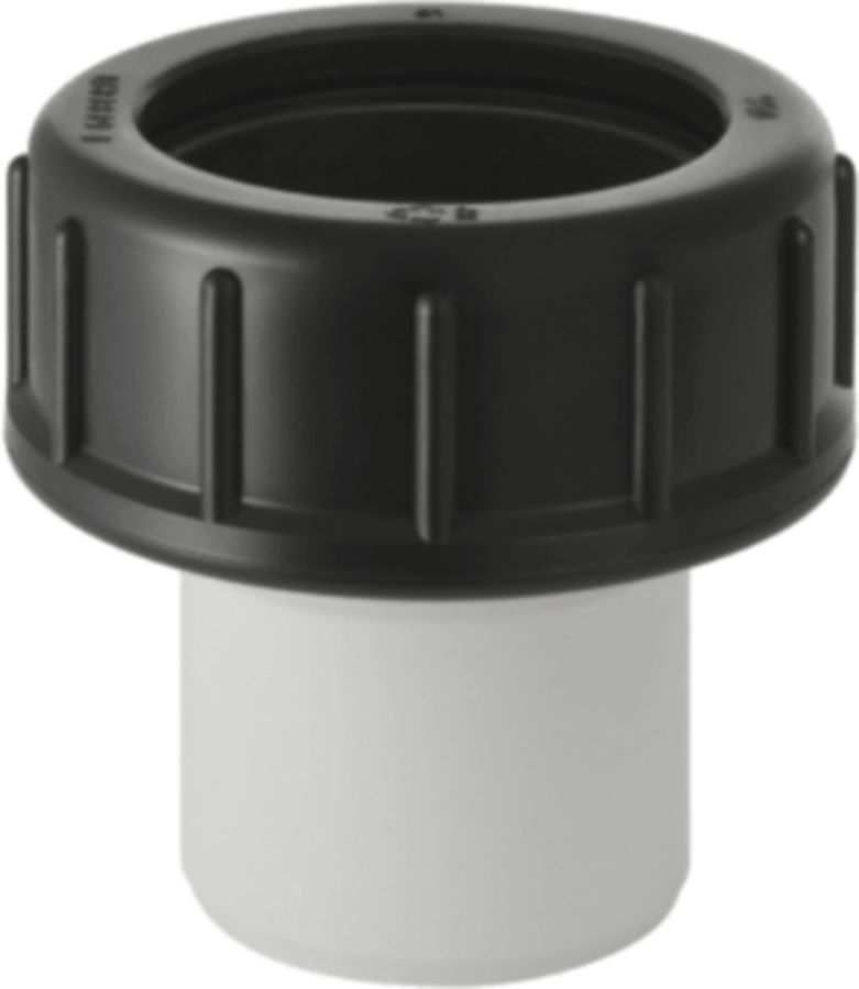 Geberit PE Stutzen mit Verschraubung - zum Kleben