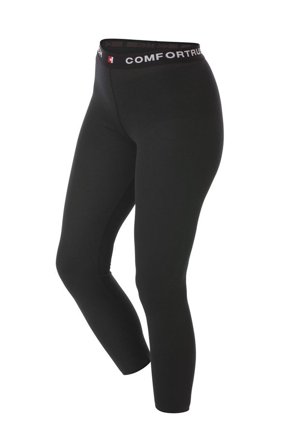 Leggings 1/1 Ladies schwarz, Gr. L-42/44 - 70% PES / 30% PBT, mit weichem Gummiband