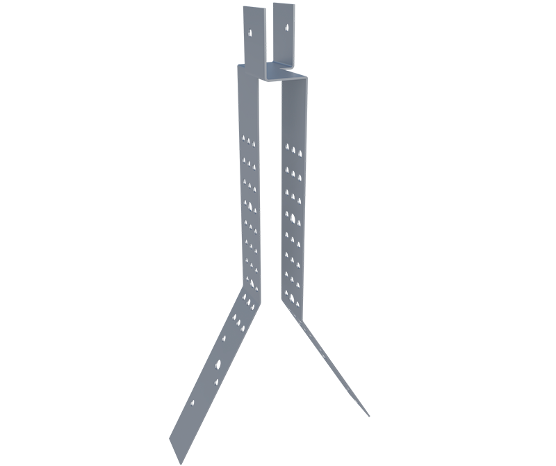 First- und Gratlattenhalter - universal, Höhe: 220 mm