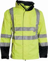 ELKA 2-in-1 Visible Xtreme Jacke gelb/ma - 100% Polyester,Teflon beschichtet,Gr.2XL