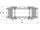 Plasson Rep.-Kupplung Nr.7610  40