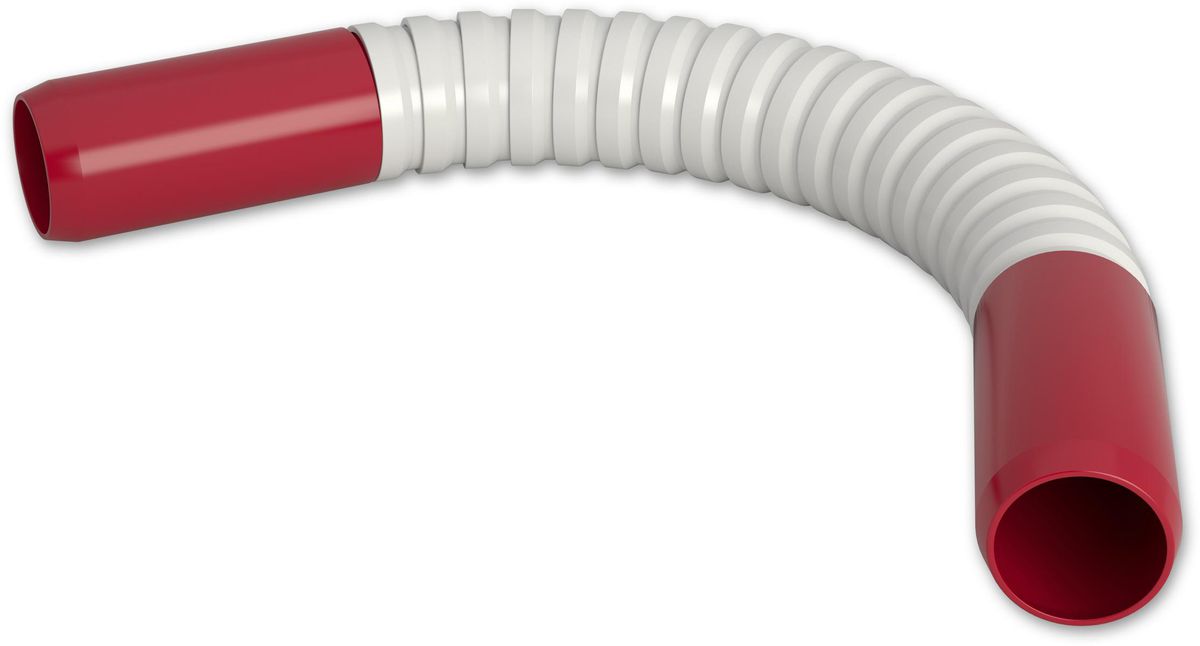 Kabelschutz Bogen Superflex weiss - hochflexibel kurz 90° & lang 180°