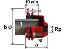 MULTI/JOINT 3207 Endkappe mit IG - längskraftschlüssig, Multi/Fikser