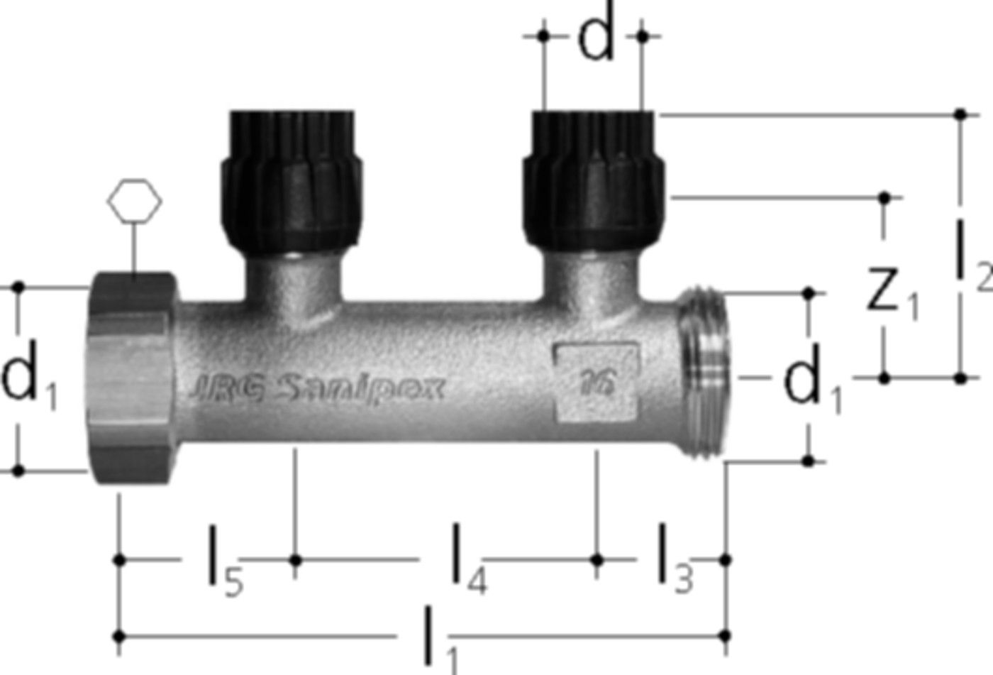 Sanipex MT-Verteiler
