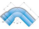 HD-Bogen MQ 90° 1Mu Stm - BRS