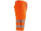 Warnschutz Stretch Arbeitsshorts - 90 % Polyester, 10 % Elastan