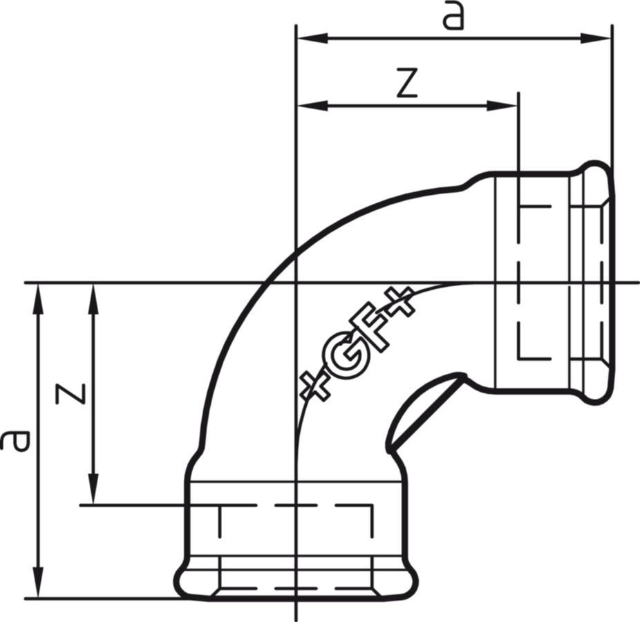 Bogen +GF+   2a schwarz - Kurz