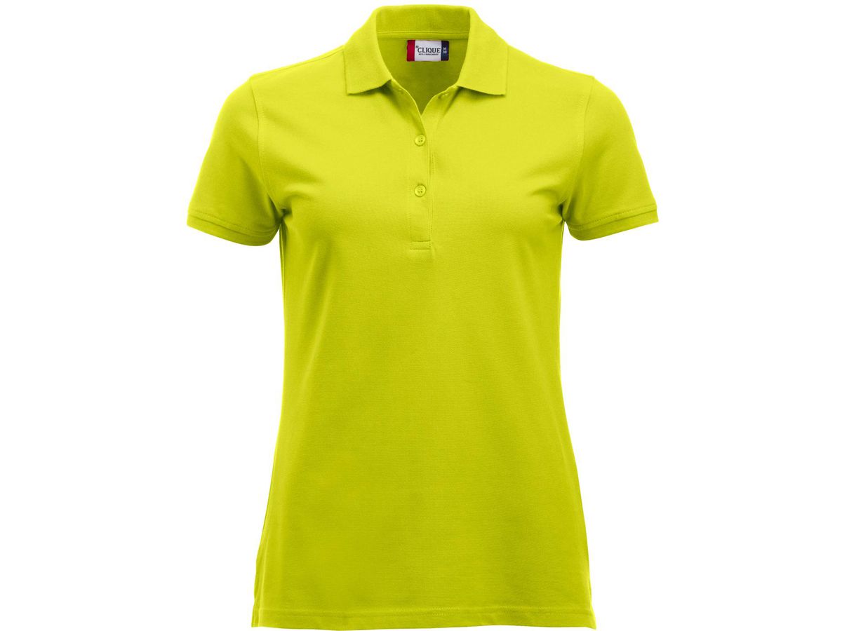 Poloshirt CLASSIC MARION S/S Women XS - warnschutz-grün, 100% CO, 200g/m²