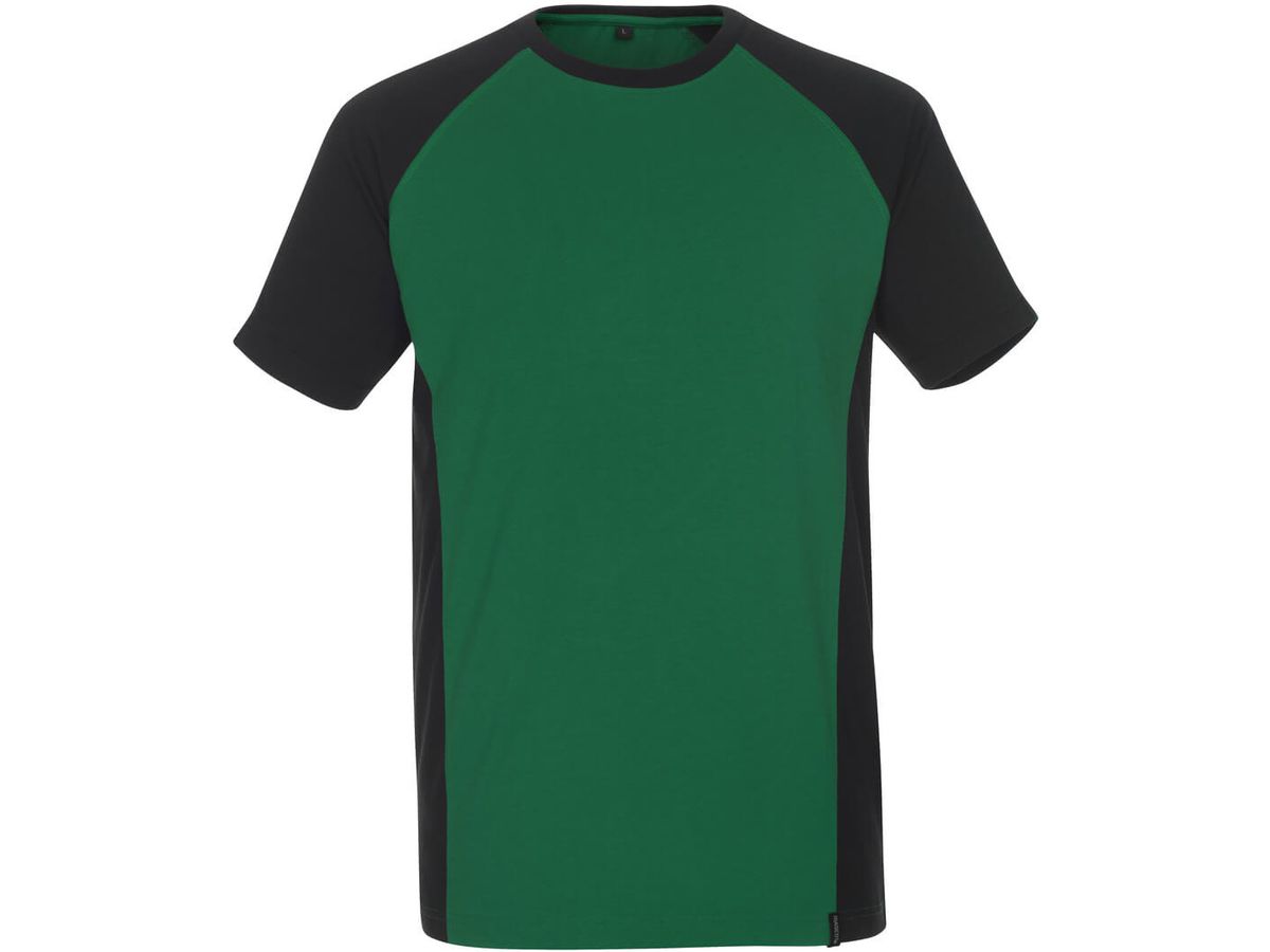 Potsdam T-Shirt, Gr. M - grün-schwarz, 60% CO / 40% PES