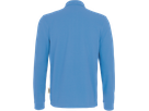 Longsleeve-Poloshirt Perf. XS malibublau - 50% Baumwolle, 50% Polyester, 220 g/m²