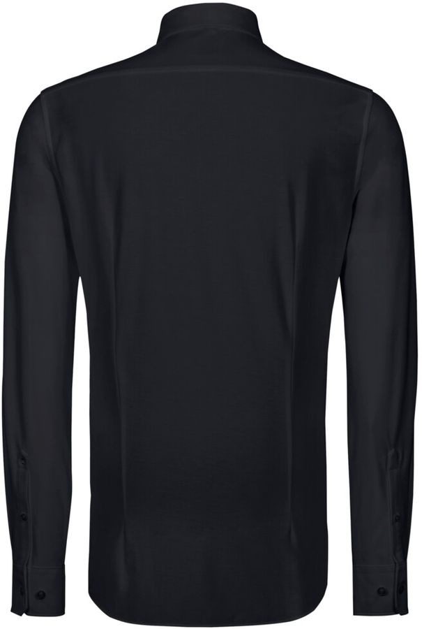 Hemd Natural Stretch Regular, Gr. 3XL - schwarz, 57% CO / 43% PES