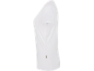 Damen-V-Shirt Performance Gr. M, weiss - 50% Baumwolle, 50% Polyester