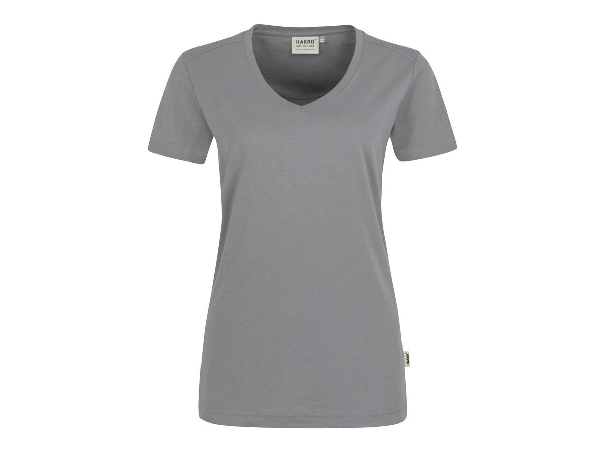 Damen V-Shirt Mikralinar PRO, Gr. S - hp titan