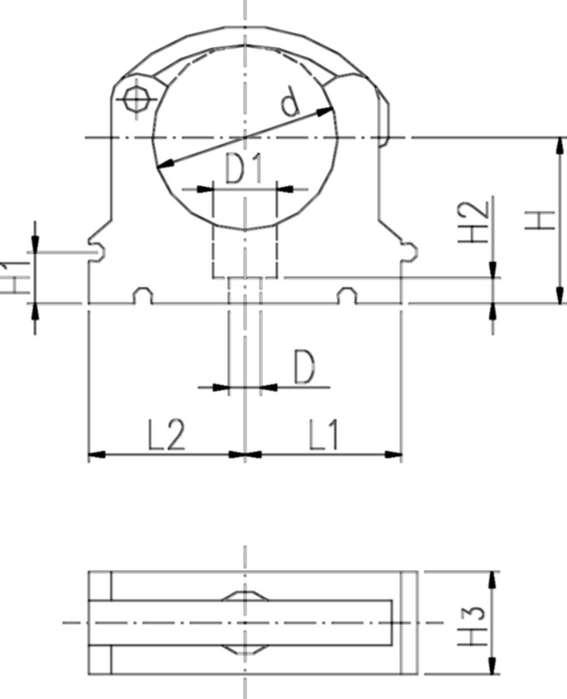 Rohrklemmen KLIP-IT Typ 061 PP metrisch