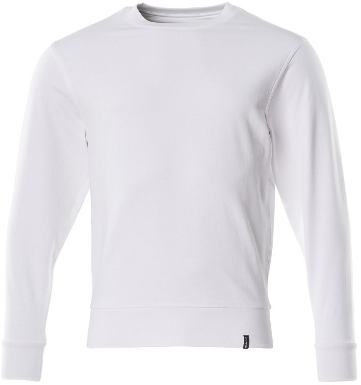 MASCOT® Sweatshirt, weiss L - 60% Bio-Baumwolle/40% Recyceltes Poly