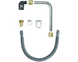 Ablaufgarnitur 3/4" bis 90°C - für Sicherheitsgruppe 33085