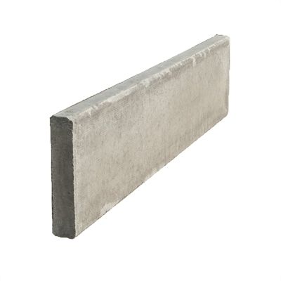 FINALGO Vakuum Stellplatte 12/35 100 cm - beids. gefast, unbehandelt, grau