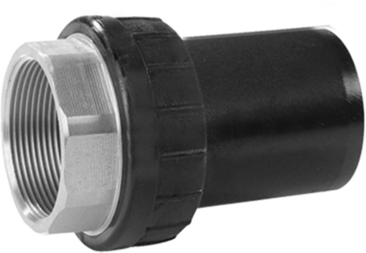 Universal-Übergangsadapt.ALIAXIS FRIALEN - PE-HD/Messing mit IG, PE100 S-5 SDR 11