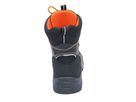 Bormio Sicherheitsschnürstiefe, Gr.47 - SAFETY Mythen, schwarz/orange