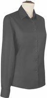 BELLE Damenbluse langarm Grösse 34 (XS) - 6070-anthrazit, 100% CO