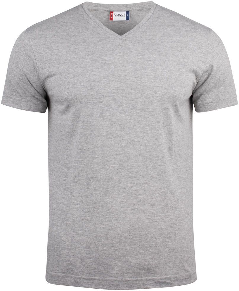 CLIQUE Basic T-Shirt - graumeliert, 100% CO, 145 g/m²