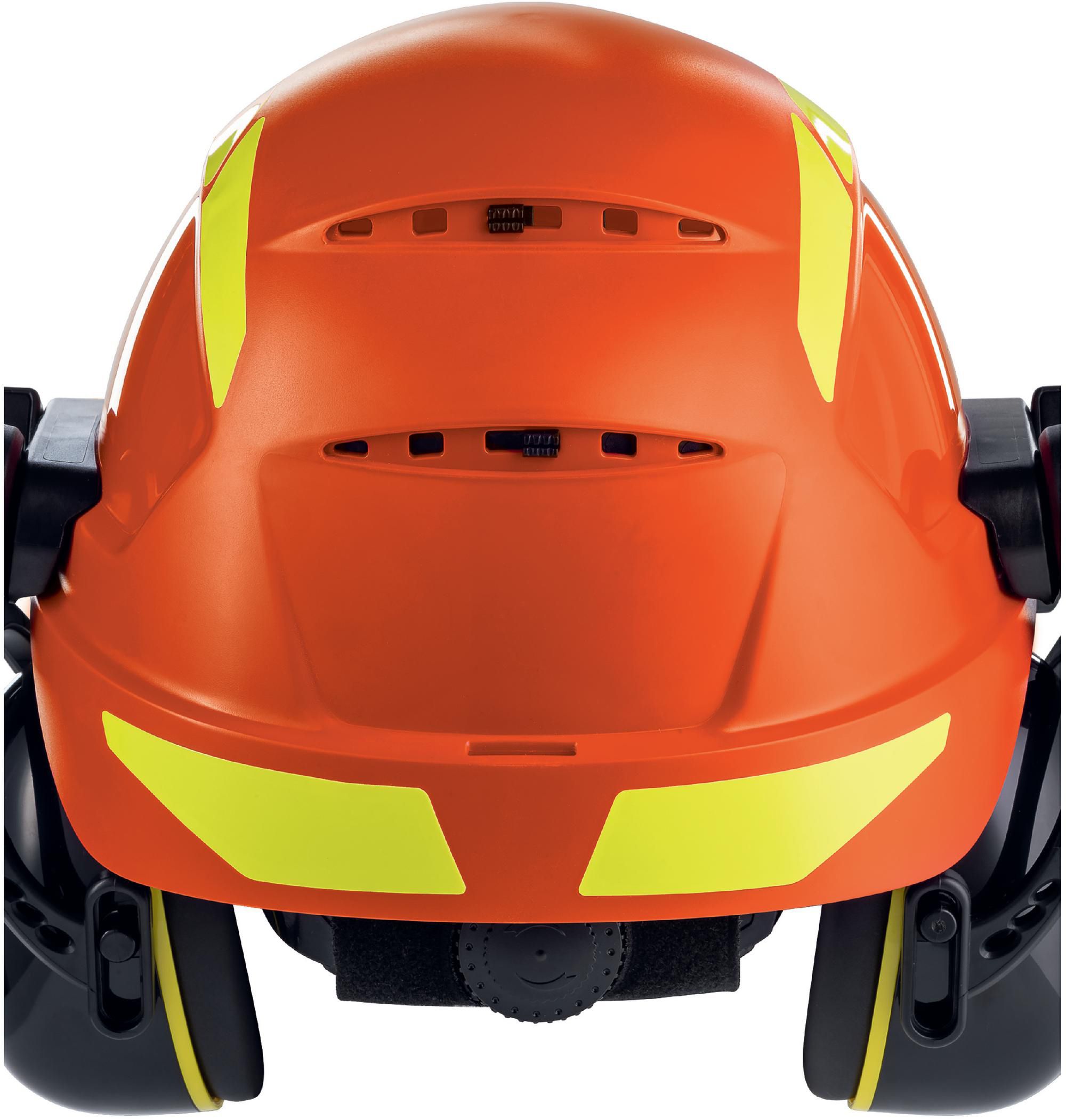 UVEX pheos forestry Schutzhelm orange - mit Metallvisier und Gehörschutz