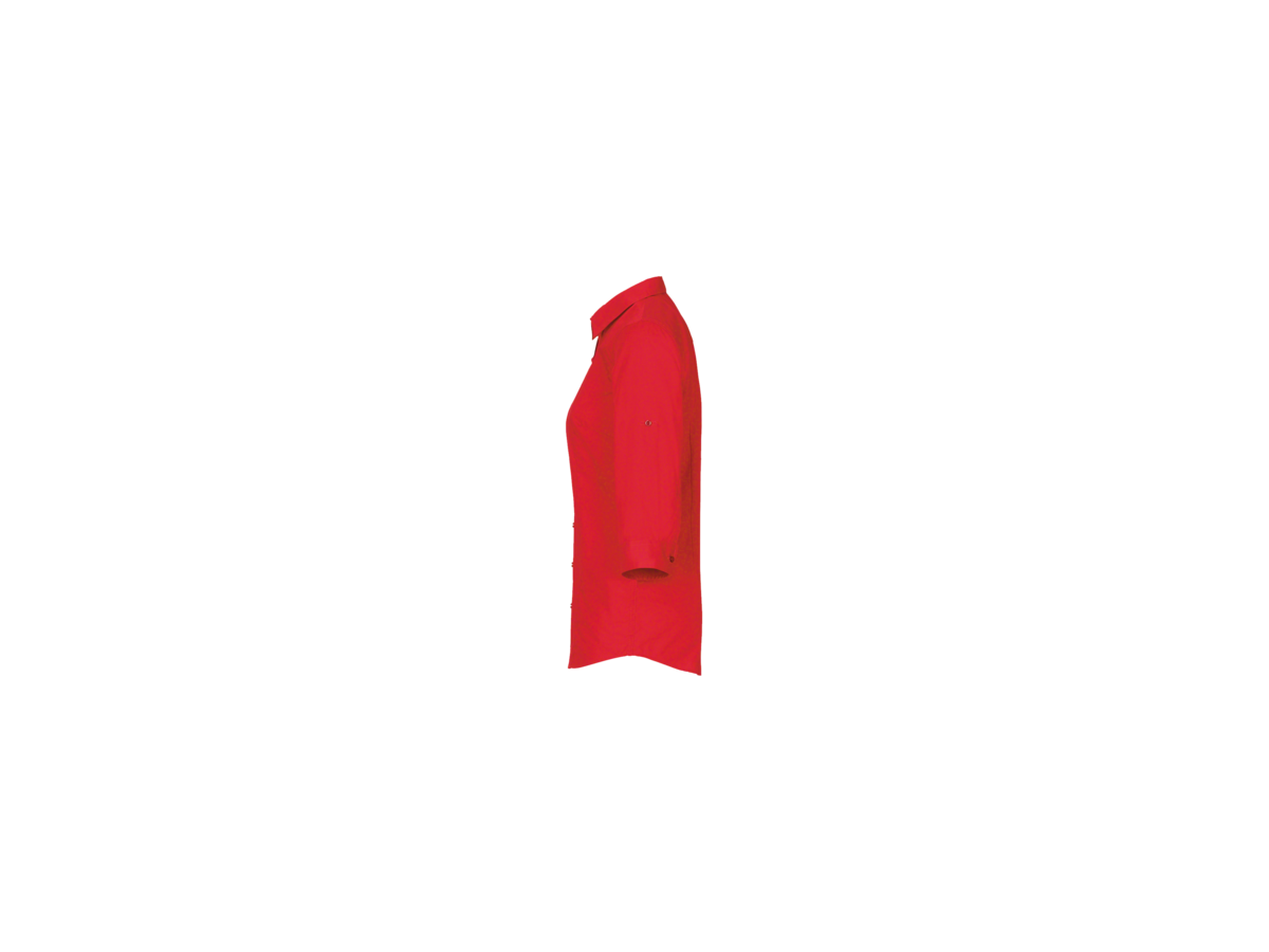 Bluse Vario-¾-Arm Performance Gr. M, rot - 50% Baumwolle, 50% Polyester, 120 g/m²