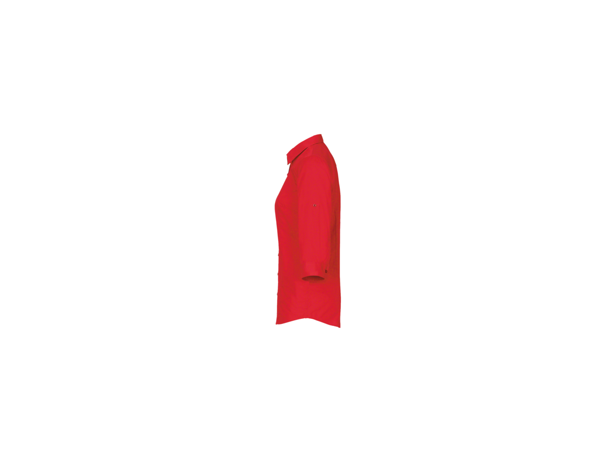 Bluse Vario-¾-Arm Performance Gr. S, rot - 50% Baumwolle, 50% Polyester, 120 g/m²