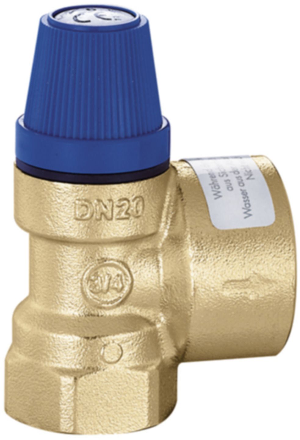 Sicherheitsventil Caleffi - Typ 5320, 530, 5321, 302 IG-IG Anschluss