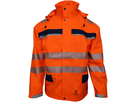 Bormio Speer Regenparka - HiVis orange/dunkelblau