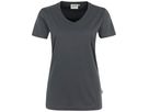 Damen V-Shirt Mikralinar PRO, Gr. XS - hp anthrazit