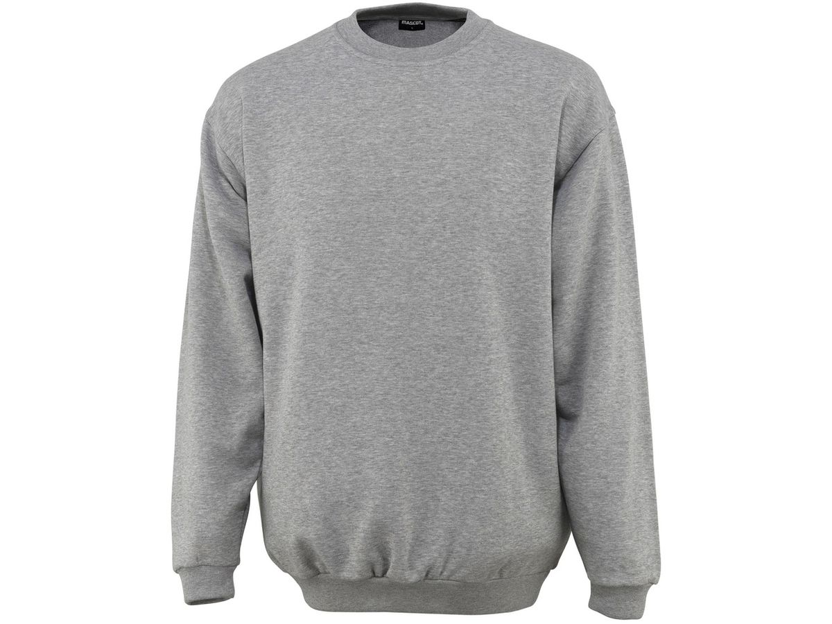 Caribien Sweatshirt grau-meliert Gr. L - 60% Gekämmte Baumwolle / 40% Polyester