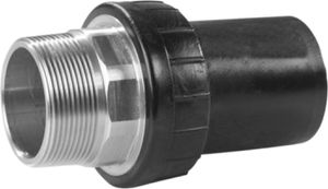 Universal-Übergangsadapt.ALIAXIS FRIALEN - PE-HD/Messing mit AG, PE100 S-5 SDR 11