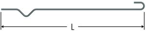 Optiflex Halteeisen - passend zu Einlegehilfen 8758,8759,8769