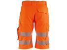 Warnschutz Stretch Arbeitsshorts - 90 % Polyester, 10 % Elastan