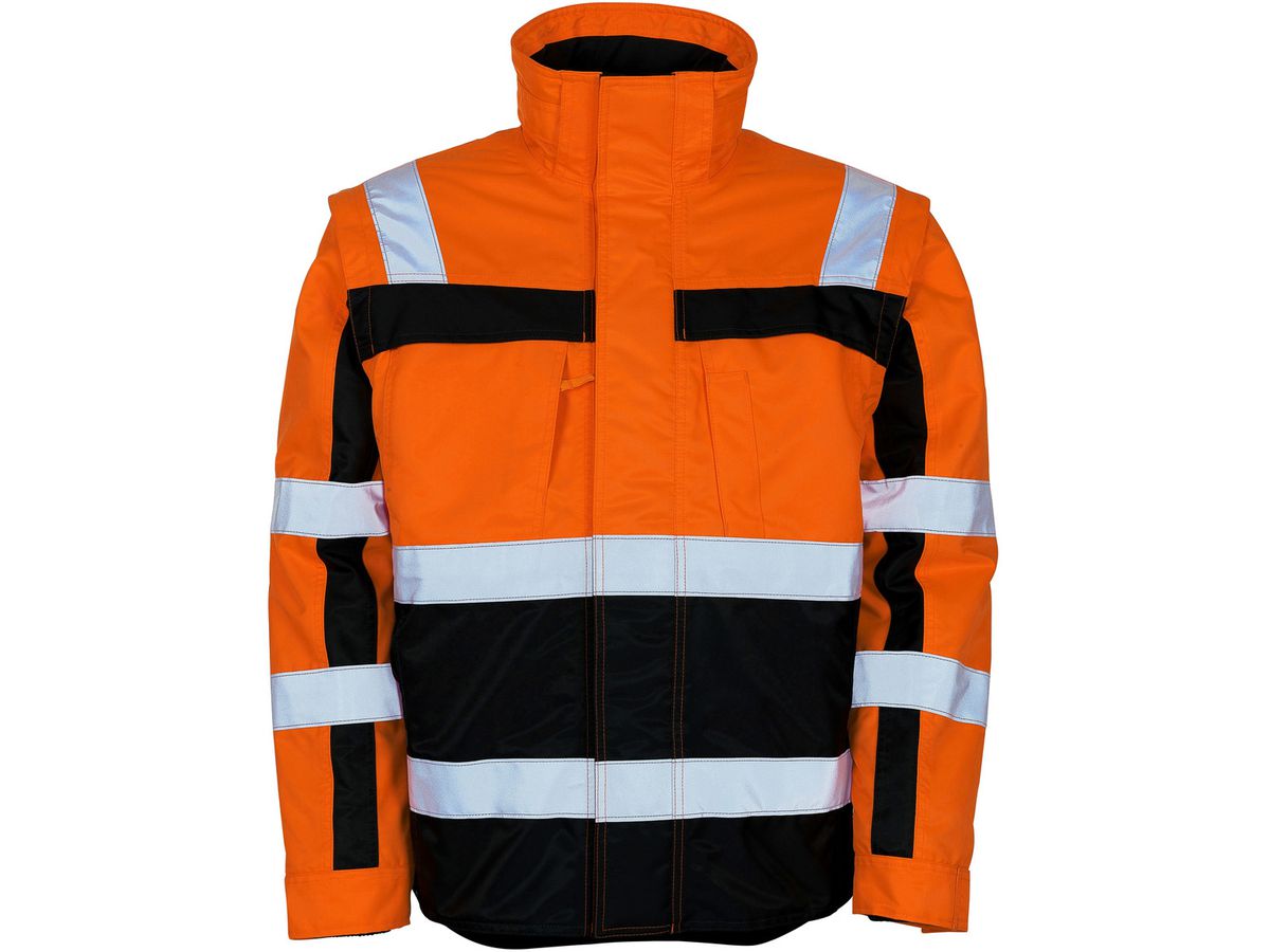 MASCOT Loreto Pilotjacke 100% PES - fluoreszierend, mit Reflexstreifen