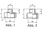 Reduzierstück Nr. 246   2 -11/2" - Messing