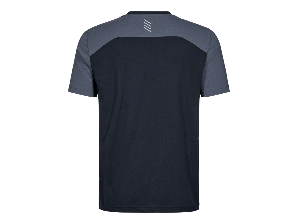 ENTIRE Herren T-Shirt Gr. S - Deep Blue/Dark Sea