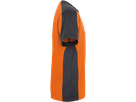 T-Shirt Contrast Perf. 5XL orange/anth. - 50% Baumwolle, 50% Polyester, 160 g/m²