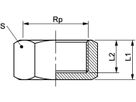 Messing-Kappe Nr.   300    11/4"