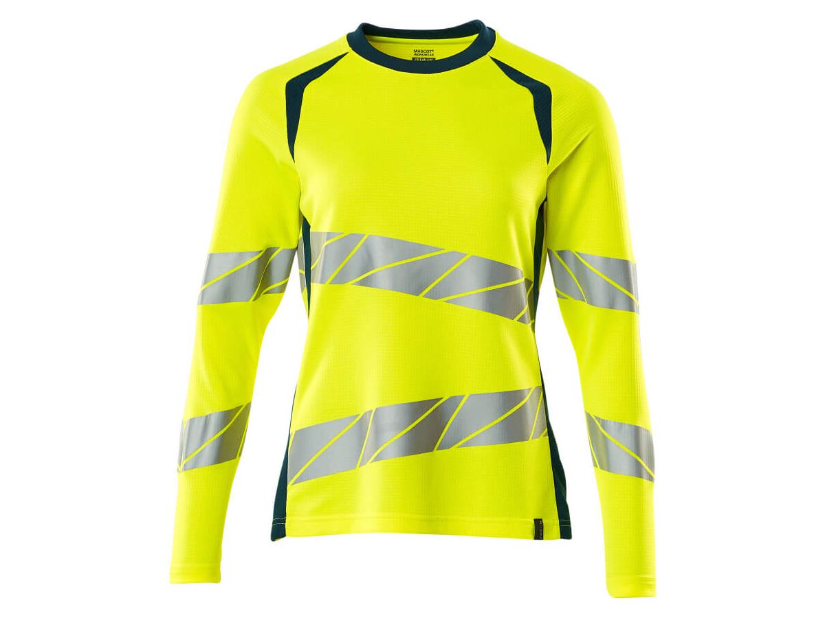 T-Shirt Langarm Damen - 50% PES / 50% CO, 150 g/m²